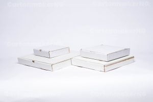 White Pizza Box By CartonMakerNG