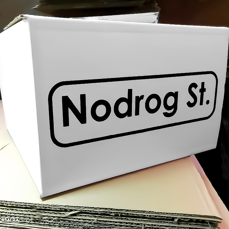 an image of a branded box in a professional setting