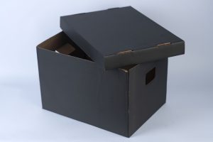 Durable Black Archive Box | Secure Document Storage & More - Image 2