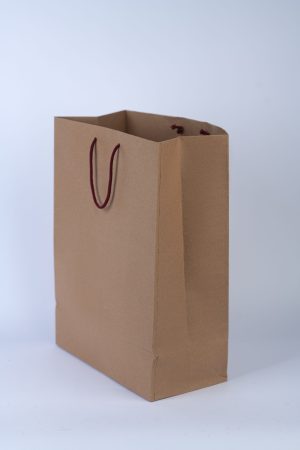 Sturdy 8kg Corrugated Paper Bag | Foldable Handles | Fast Delivery